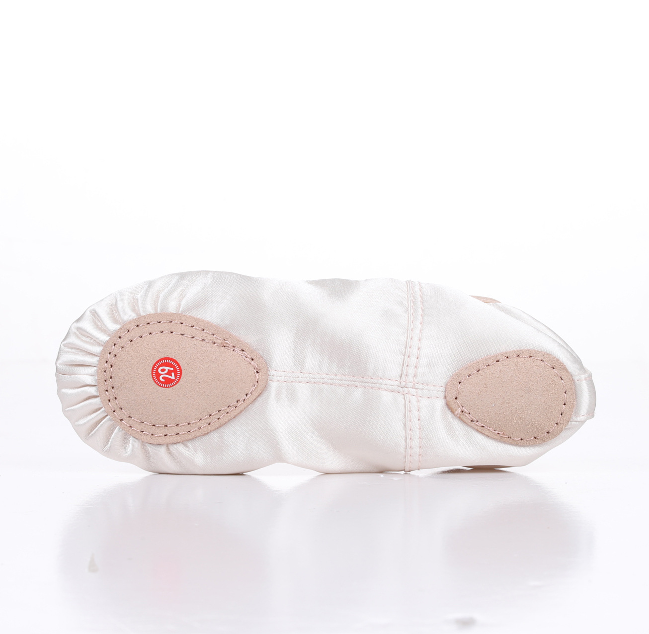 Champagne Satin Embroidered Stage Performance Shoes Adult Soft-Soled Ballet Dance Shoes Cat Claw Yoga Shoes Soft-Soled Non-Slip