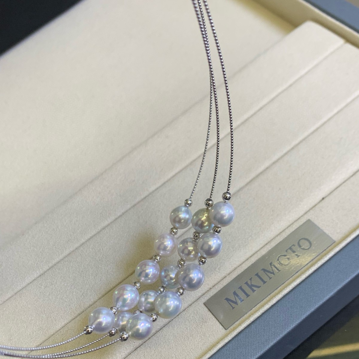 Platinum Pt900 Collar Finished Product, Bean Chain, Various Styles Can Be Matched Together to Look Good, No Beads Included