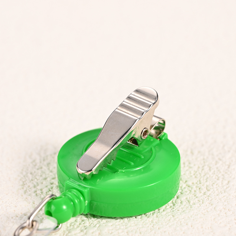 New Colorful Easy-Pull Buckle Badge Badge Lanyard Anti-Theft Buckle Work Permit Telescopic Buckle Telescopic Buckle Can Be Customized for Documents