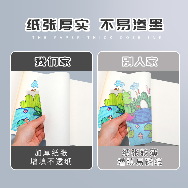 A4 Large Cowhide Picture Book Children's Drawing Book Blank Primary School Students' Kindergarten Art Book Professional Painting Book