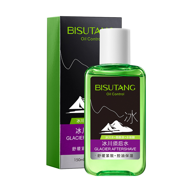 Bisutang Glacier Aftershave Cool Oil Control Soothing Shaving Discomfort Men's Exclusive Care Beard Toner