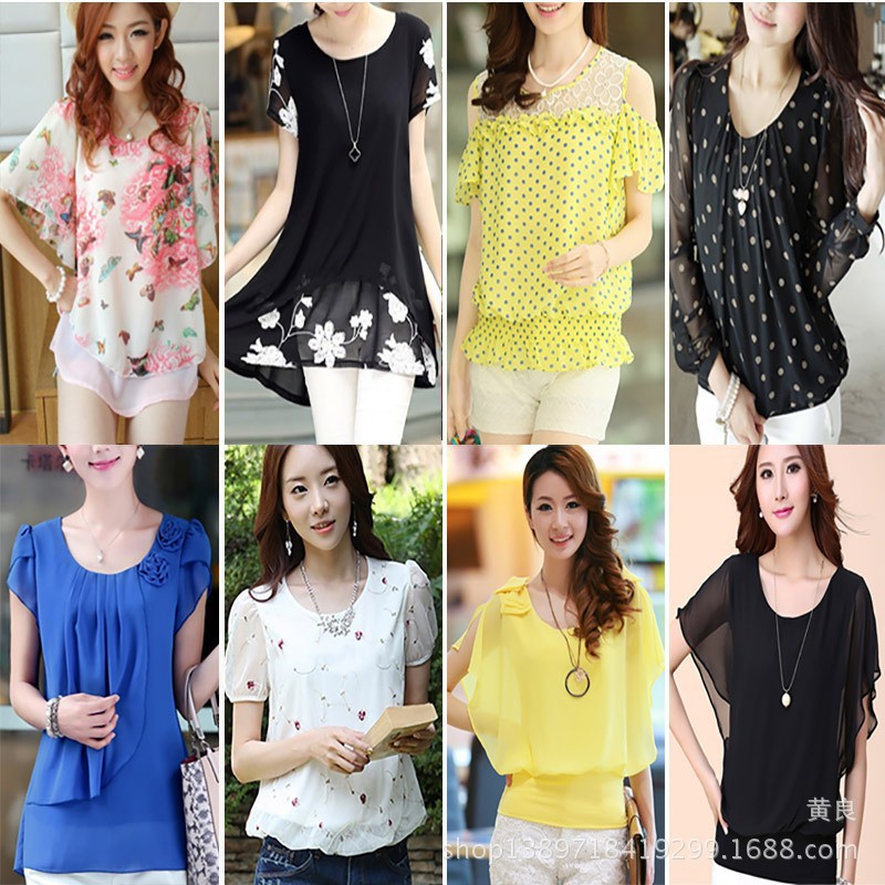 Miscellaneous Women's Clothing Spring and Summer Mixed Styles for Street Stalls, Inventory Tail Goods Wholesale, Four-Season Miscellaneous Styles, Live Broadcast Supply, Southeast Asia