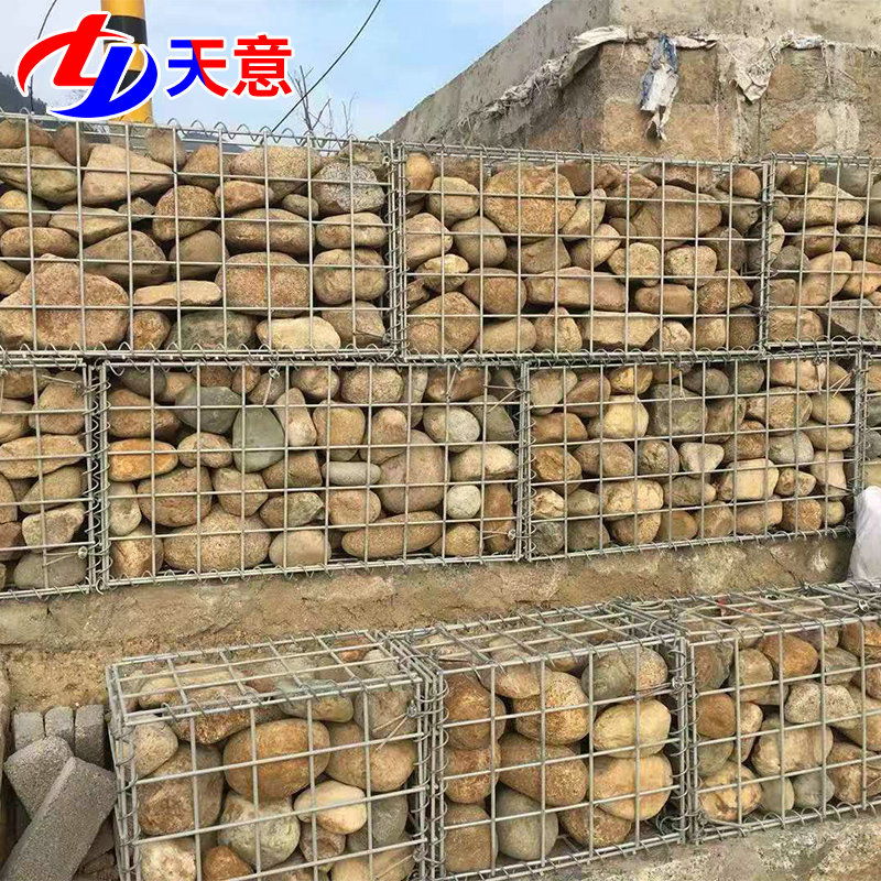 Manufacturer Customized Plastic-Coated Gabion Net Slope Protection and Bank Protection Lead Wire Stone Cage Solid Embankment Cage River Control Flood Prevention Solid Embankment Cage