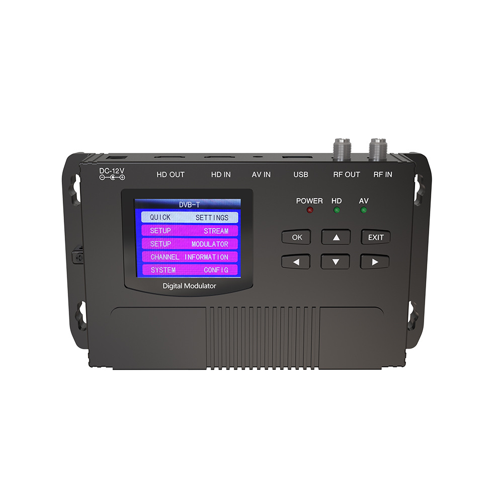 HD AV CVBS вход DVB-C DVB-T ISDB-T модулятор кодирования