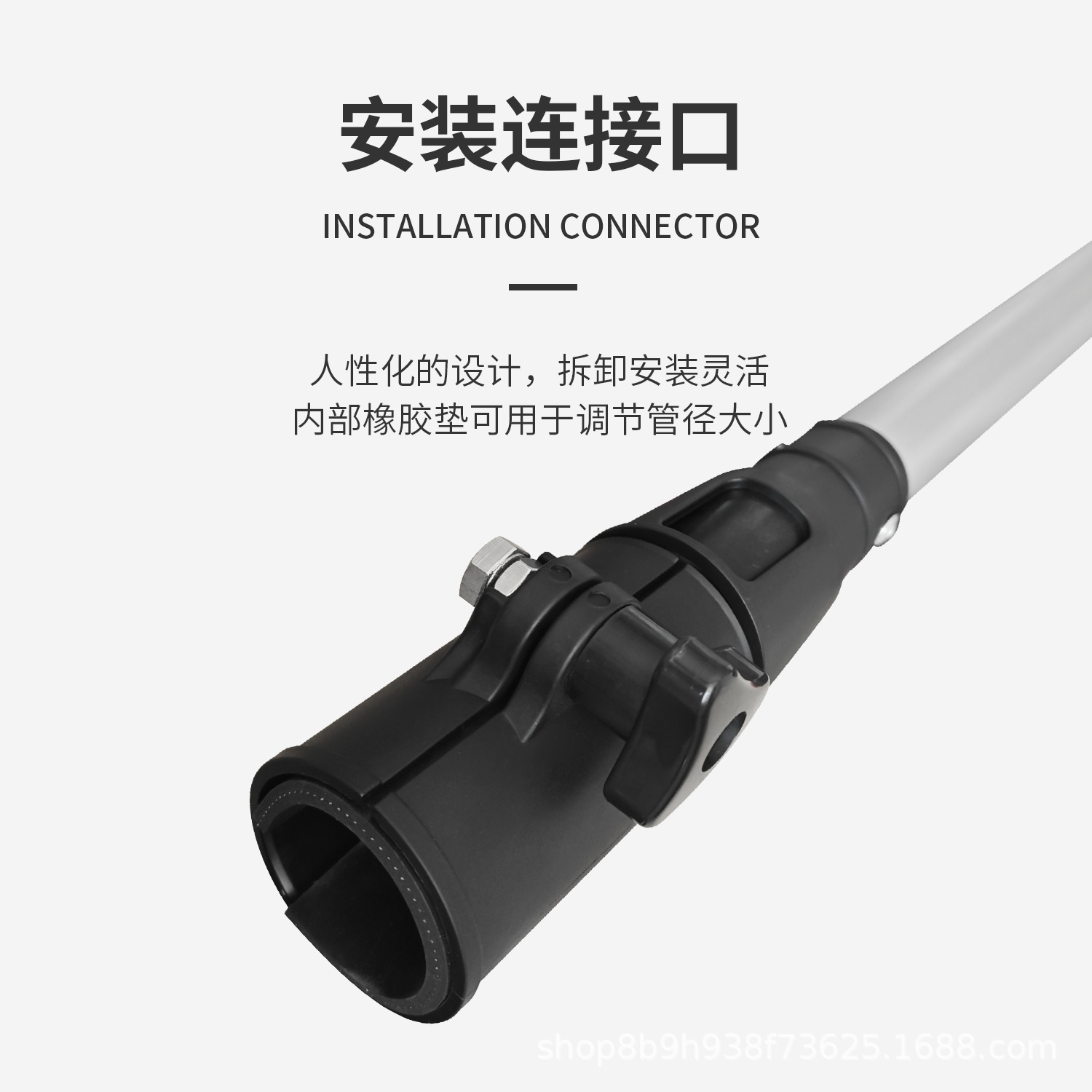 KOETSU Boat Outer Engine Oil Door Control Extension Rod Outboard Handle Adjustable Telescopic Aluminum Alloy Rod