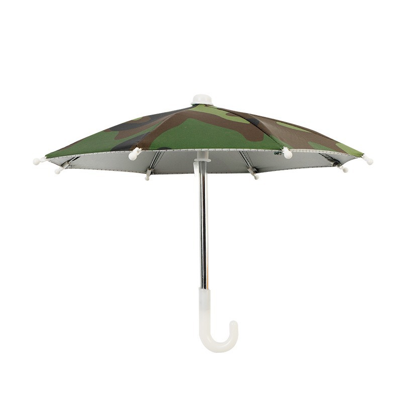 Outdoor Cycling Electric Vehicle Takeaway Umbrella Mini Motorcycle Umbrella Mobile Phone Sunshade Small Umbrella Decorative Umbrella Mobile Phone Sunshade