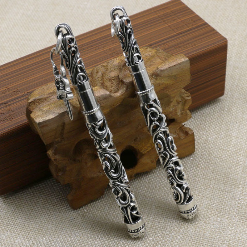 Ретро шариковая ручка в форме меча из стерлингового серебра, бизнес-ручка с высококачественной отделкой, подарок