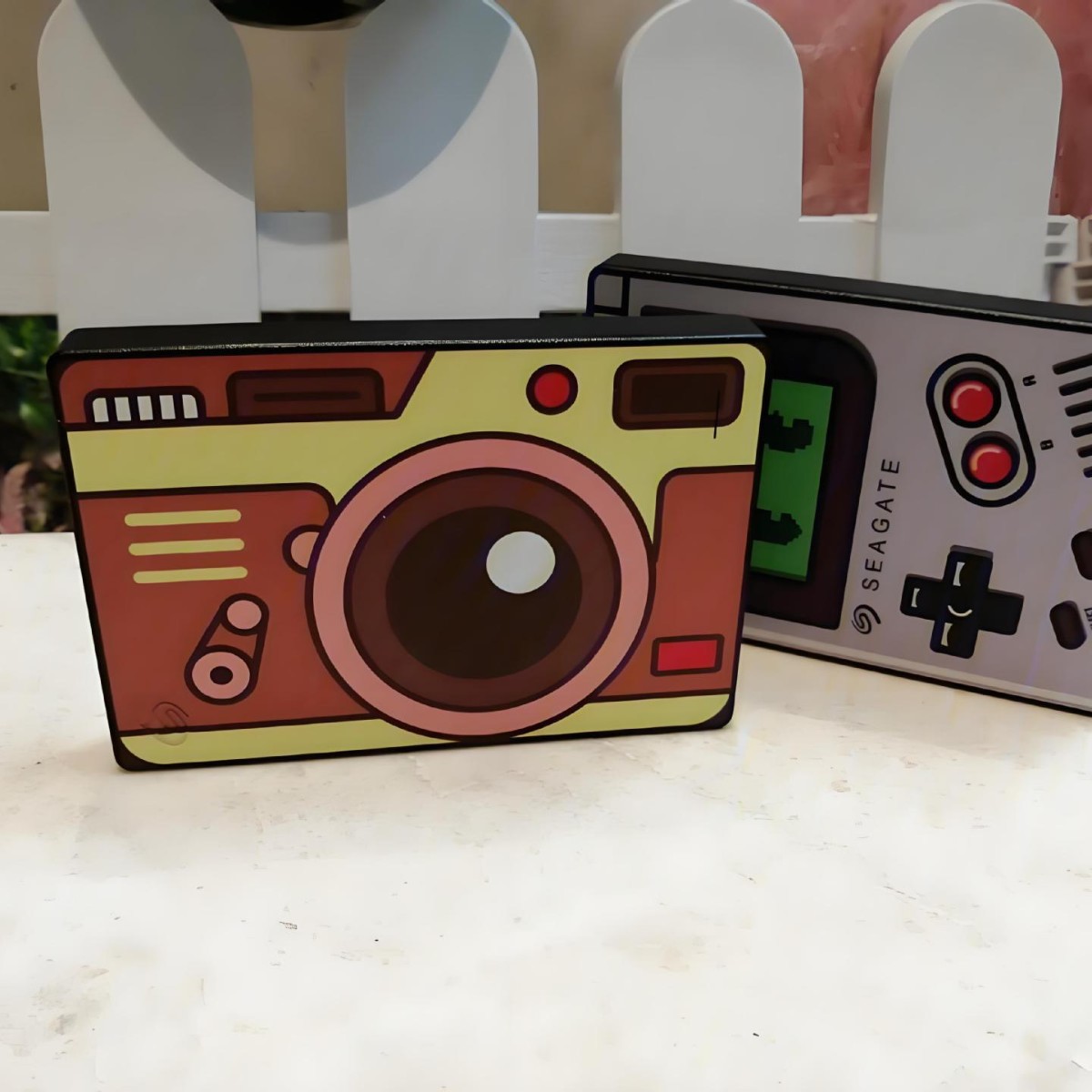 Mobile Hard Drive Case Painting, Creative Hard Drive Box, Portable and Customizable with Image Printing, Creative Painting