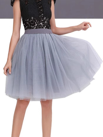 Cross-Border Popular European and American Adult Tutu Pleated Tutu Skirt A-Line Mesh Skirt Multi-Layer Mesh Skirt Fairy Spirit
