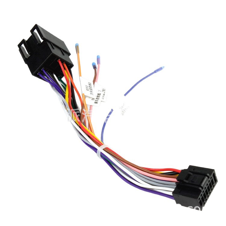 Applicable to Volkswagen small head low configuration modification line universal Android navigation host power cord Palm 16p plug