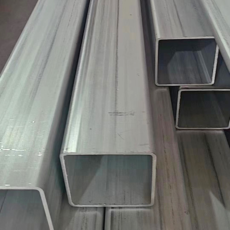 Wholesale Spot 304 Stainless Steel Square Tube Slotted Cutting Rectangular Tube 201 Stainless Steel Brushed Square Pass 6m Cutting