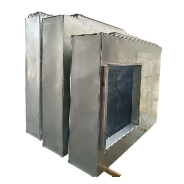 Silencer Round Duct Silencer Box Silencer Industrial with Connector Silencer Silencer Air Duct Manufacturer