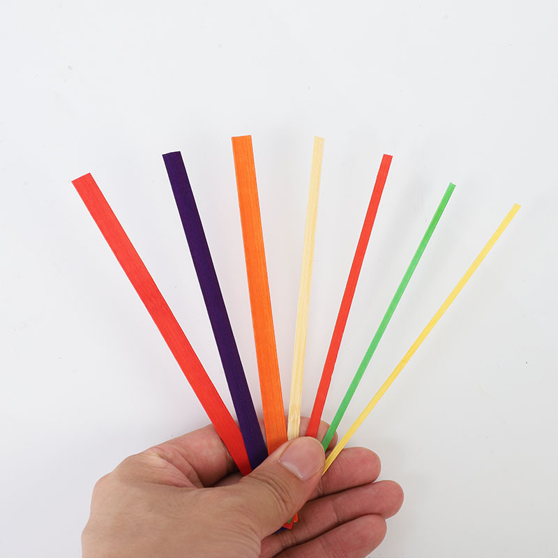 Colorful Bamboo Strips, Bamboo Strips, DIY Production Materials, Bamboo Silk Kidsren's Handmade Bamboo Strips, Bamboo Weaving Paintings, Smooth Bamboo Strips Wholesale