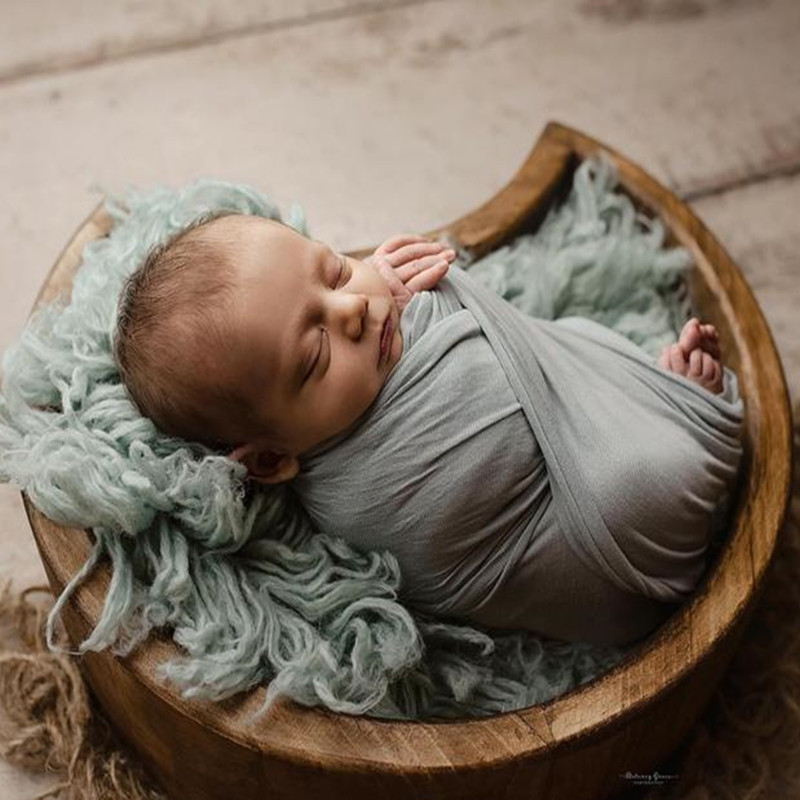 Newborn Photography Props Baby Photography Props Baby 100 Days Moon Frame Children Photography Creative Solid Color Bucket