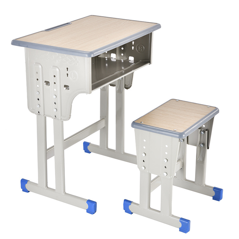 Single and Double Primary and Secondary School Students Tutoring Class Training Institution Lifting Desk Writing Desk School Classroom Desks and Chairs