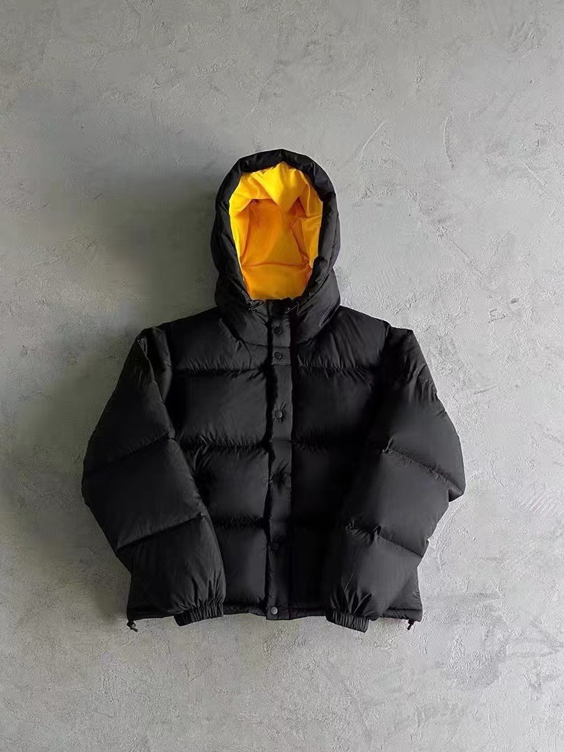 Drill Style American Street Hip-Hop Short Hooded down Jacket Men's 2024 New Trendy Brand Winter Jacket