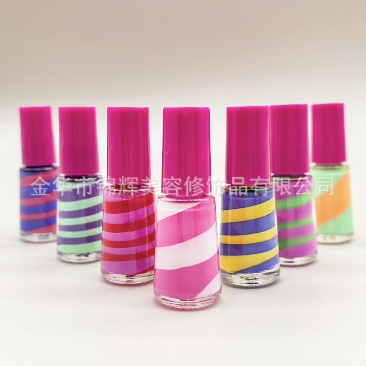 Только для Экспорта, Водорастворимый Лак для Ногтей для Детей, Спиральный Лак для Ногтей