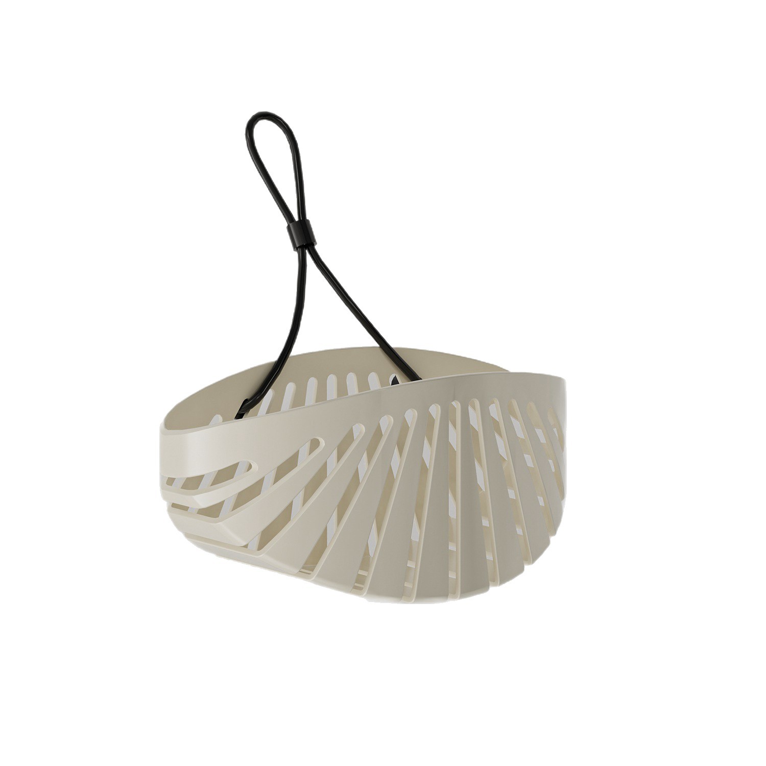 Shell shape with lanyard kitchen sink drain hanging bag wall hanging with suction cup sponge drain storage basket in stock wholesale