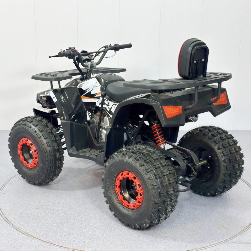 Factory Cross-Mirror All-Terrain Off-Road Four-Wheel Atv 125Cc Electric Start Gasoline Mountain Atv Adult Motorcycle