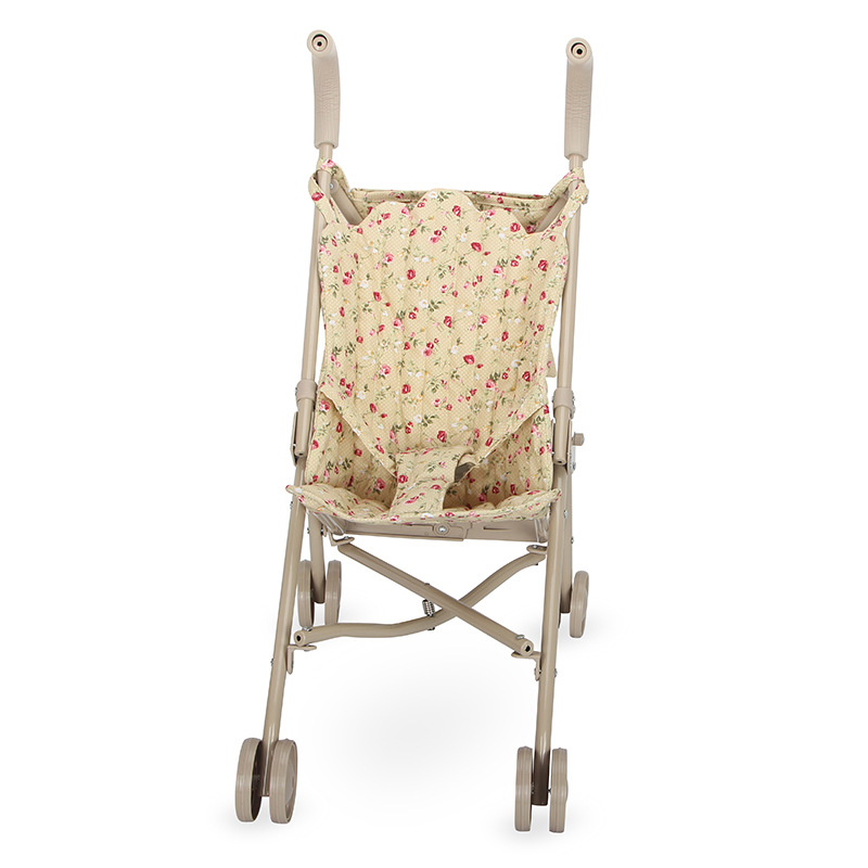 SOURCE Factory children play house toys high-end simulation stroller Nordic style small floral doll stroller