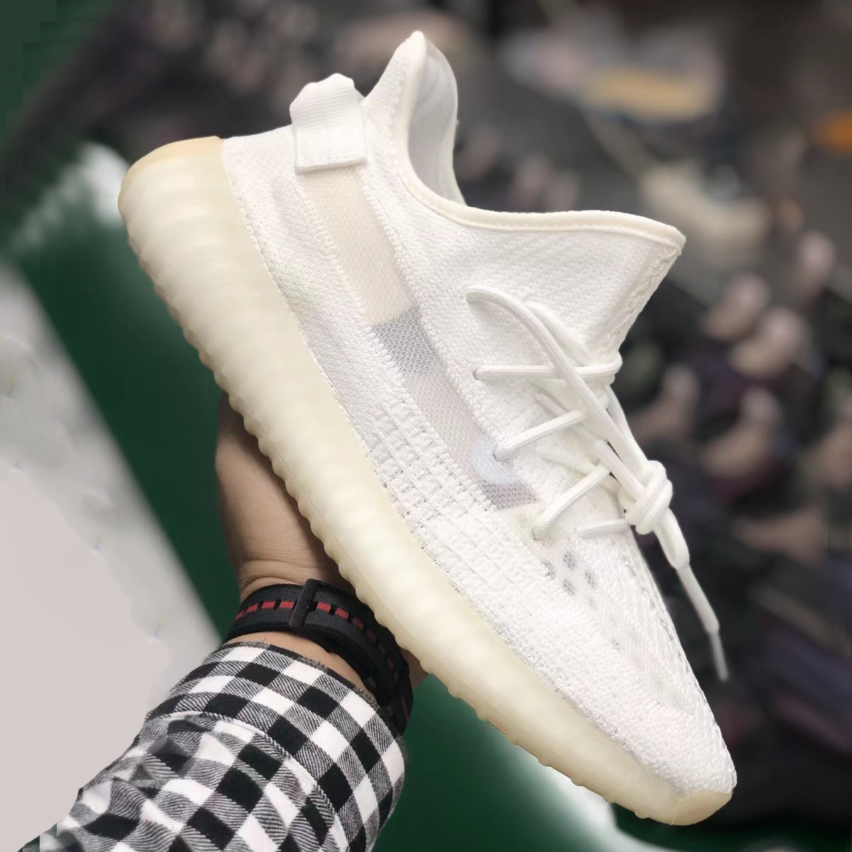 Coconut Shoes 350 Putian Genuine Black Stars Summer Men's Casual Sports Men's Shoes Breathable Women's Shoes Running Shoes