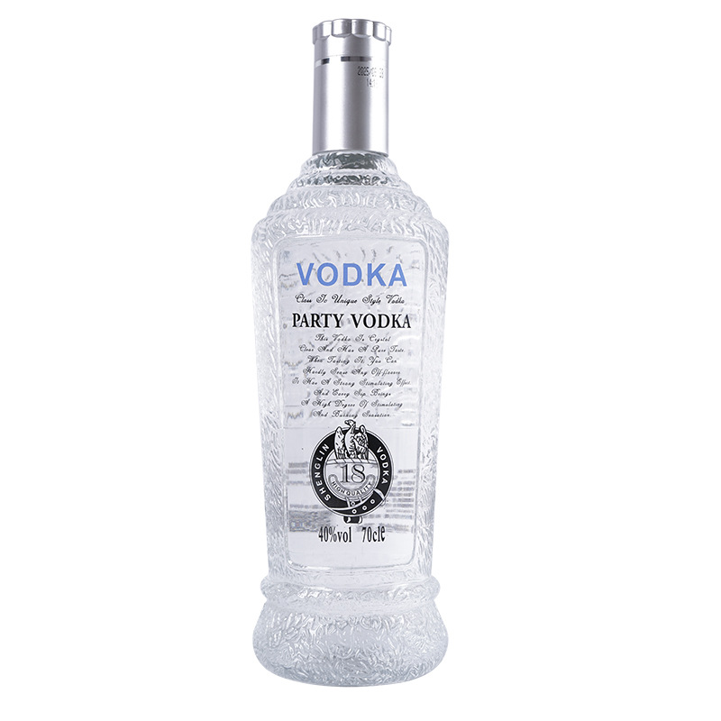 Wine factory in stock wholesale live streaming delivery party vodka 40 degrees spirits night club ktv foreign wine