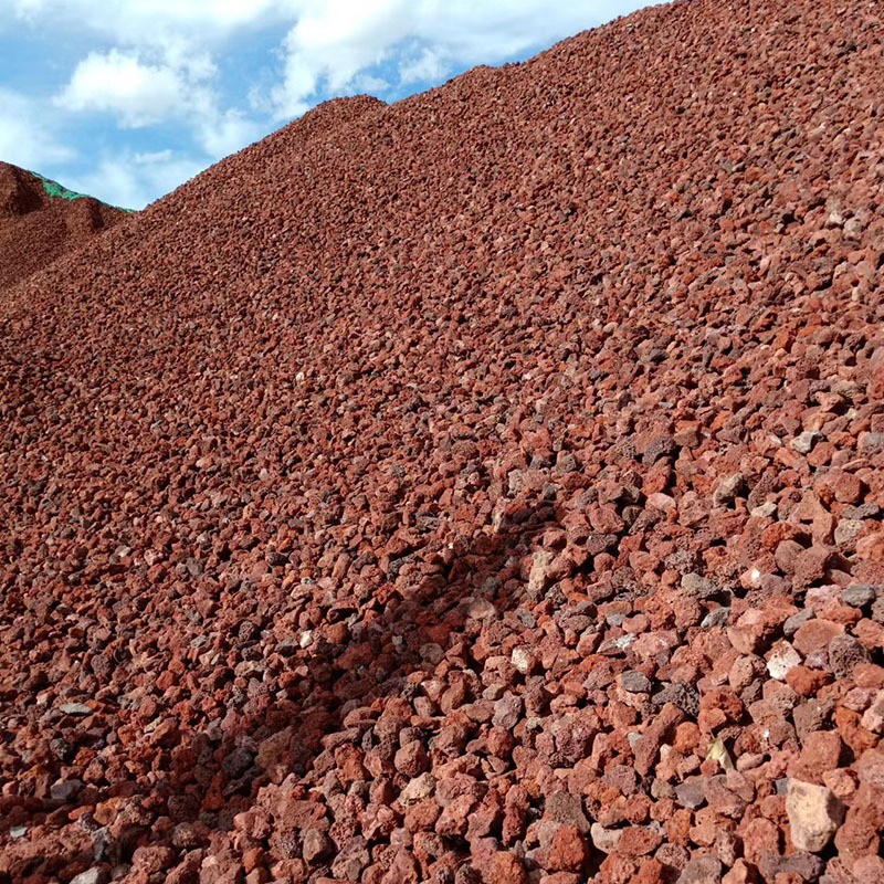 Red Volcanic Stone/Volcanic Rock Is Used for Seedling Cultivation and Soil Mixing, Potted Paving, Fish Tank Landscaping, Sewage Treatment Filter Material