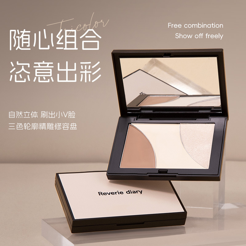 Ремонтный корректор Dream Diary, три цвета, для носа, яркость