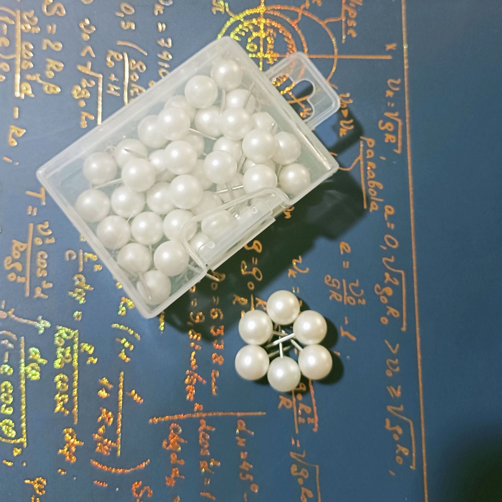 Factory cross-border 10mm Pearl needle Pearl White Earth needle ball needle big head Pearl needle cork board pin