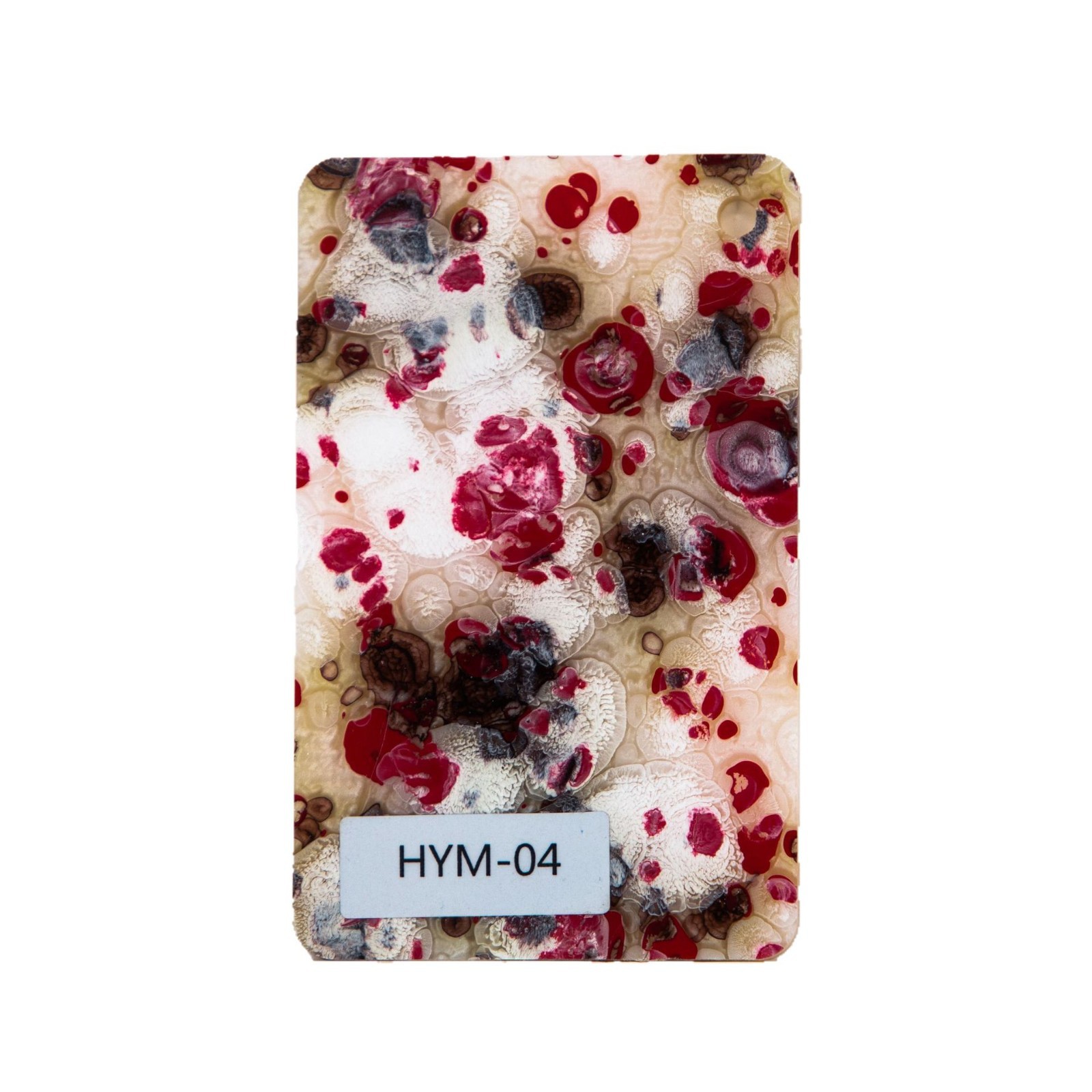 Acrylic Plate Colorful Water Drop Pattern Decorative Plate Pmma Plexiglass Cast Fancy Plate Pmma Plate