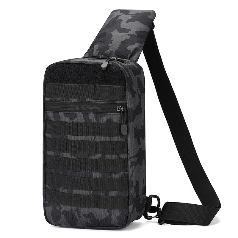 Outdoor Mountaineering and Cycling Chest Bag Export Tactical Waterproof Portable Camouflage Crossbody Bag Multi-Purpose Shoulder Bag Men's Cross-Border
