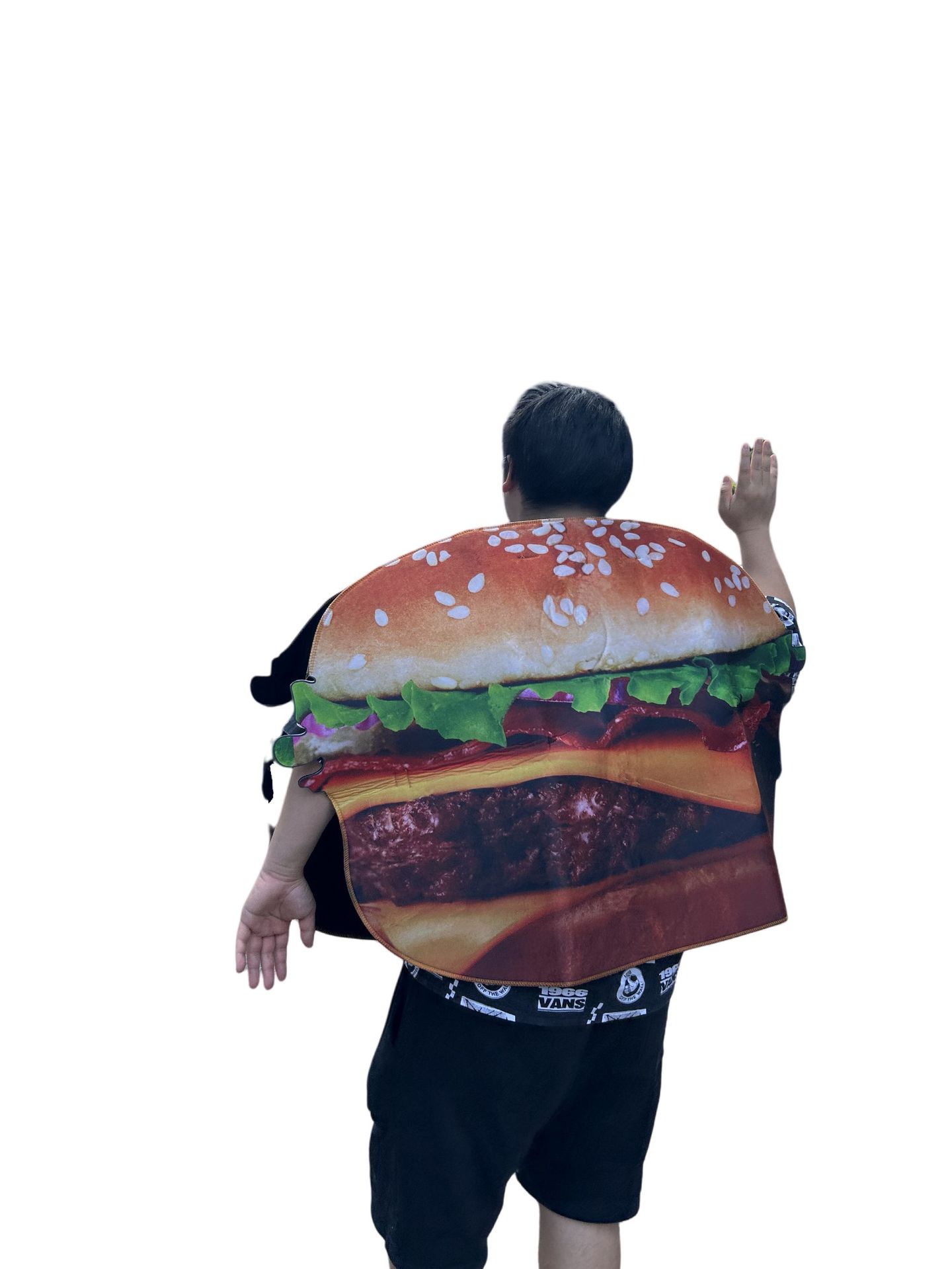 Halloween adult men and women spoof burger funny food carnival party composite sponge cosplay costume
