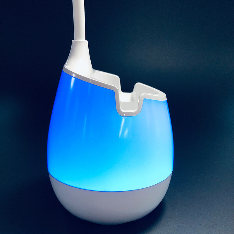 LED smart touch nightlight desk lamp energy-saving eye protection mobile phone bracket dual-purpose multi-gear touch adjustment wholesale