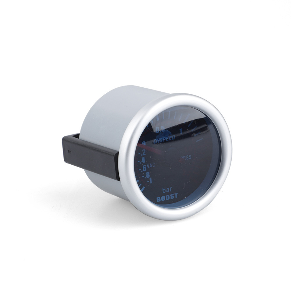 Factory Direct supply 12v Universal car modification instrument booster gauge 2-inch (52MM) with white light booster gauge BAR