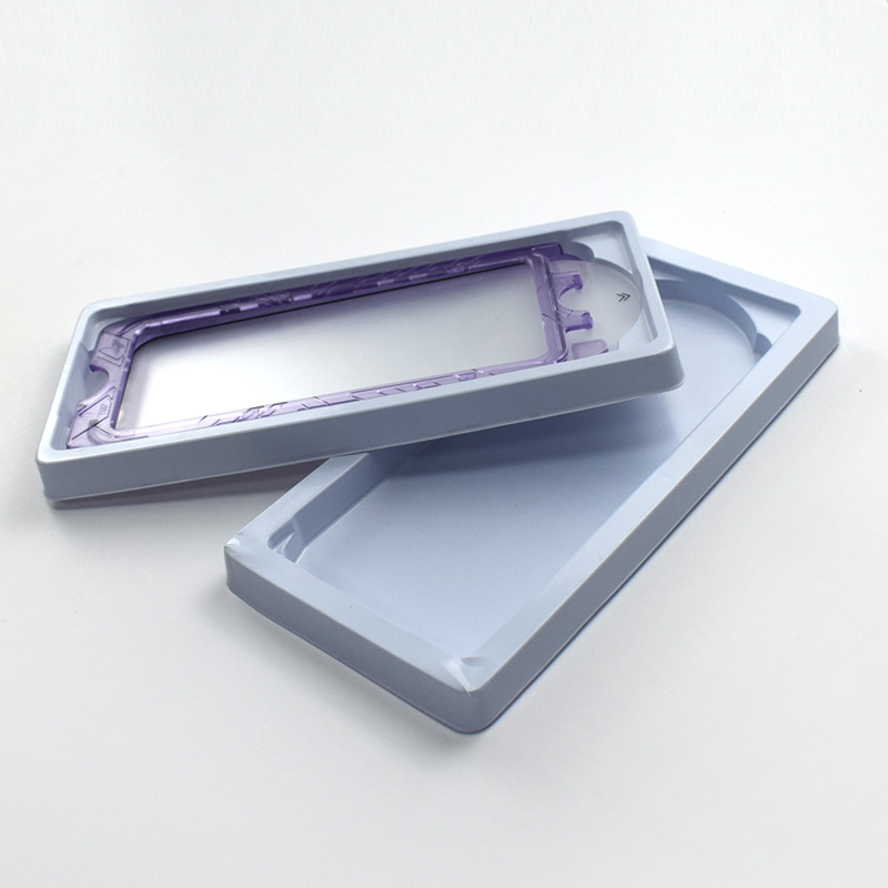 Professional supply mobile phone case film blister tray digital packaging blister inner PVC white blister transparent environmental protection