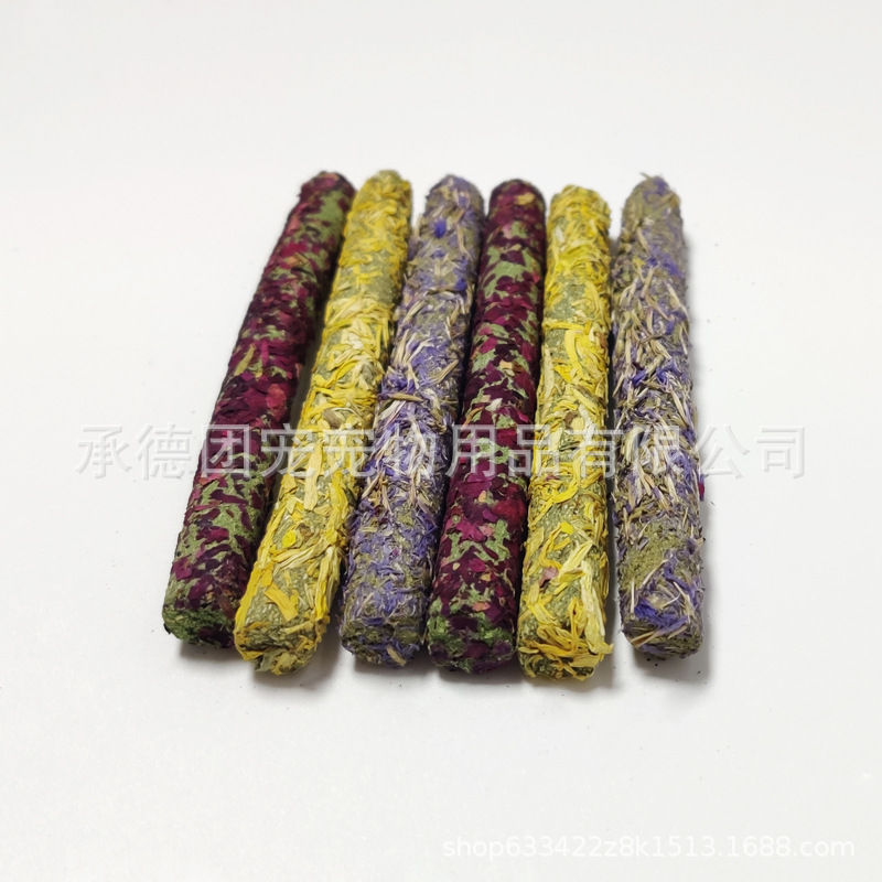 Petal Grass Sticks, Rabbits, Guinea Pigs, Chinchillas, Petals, Alfalfa, Timothy Grass Sticks, Teething Snacks, Pet Supplies