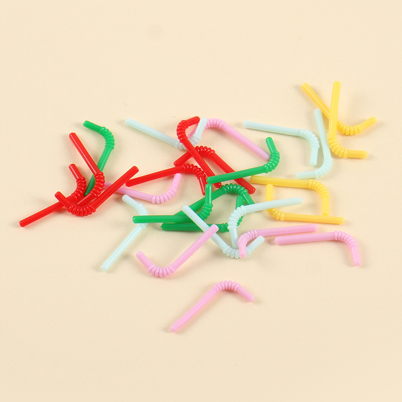 Симуляция миниатюрная мини соломинка молочный чай цветная соломинка кукольный домик еда игра сцена украшения игрушки