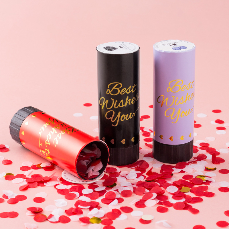 11cm Wedding Salute, Spring Fireworks Tube, Confetti, Hand-Twisted Fireworks Salute, Wedding Supplies