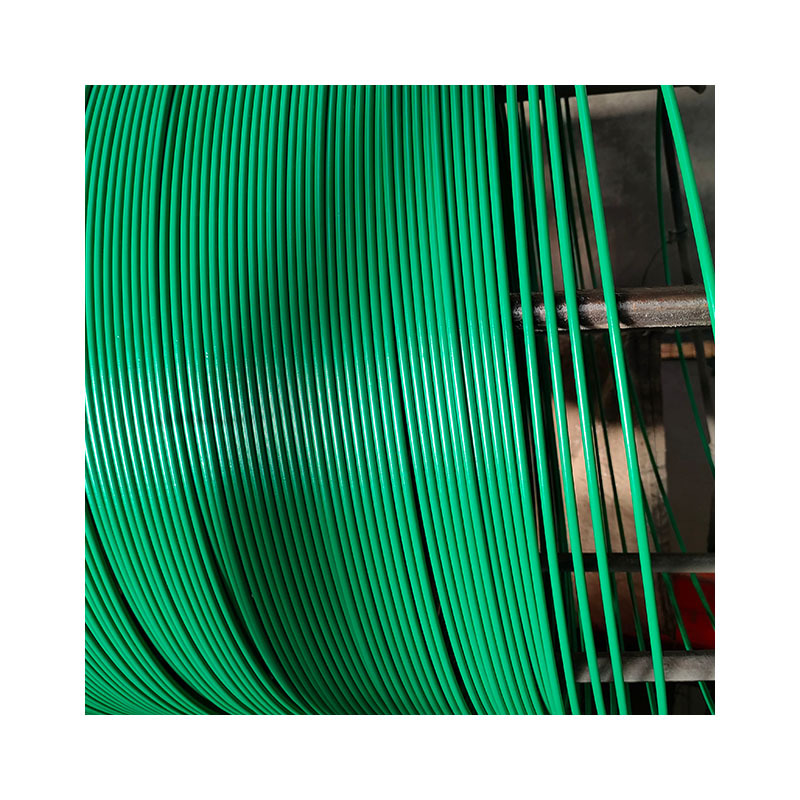 Plastic coated silk gardening flower plant potted climbing plastic coated iron wire color pvc plastic iron wire soft tie line spot