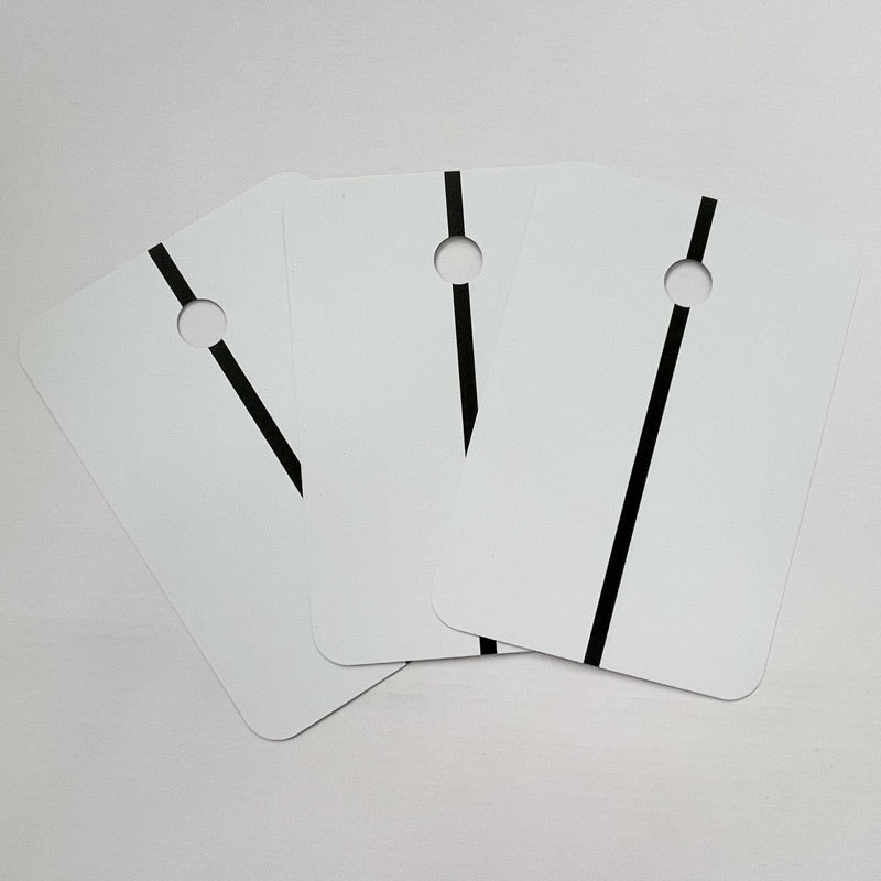 Metal Color Card for Export Cars, Stripesd Plaid Small Iron Color Card Available in Color and Size