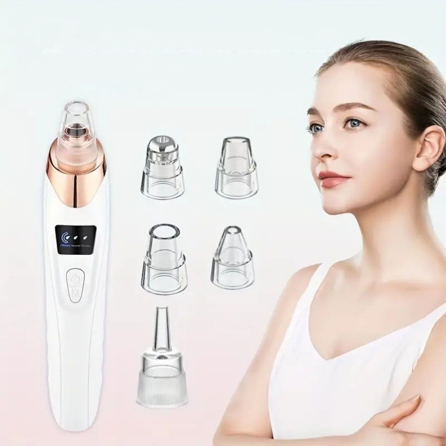 Blackhead suction instrument electric small bubble visualization pore cleaner acne facial blackhead removal instrument wholesale