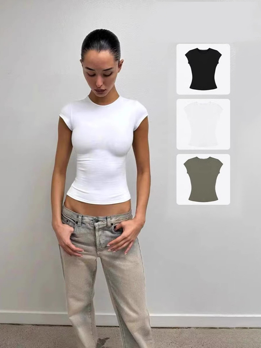 Спортивная футболка Tankair с коротким рукавом, эластичная, для фитнеса, быстрая сушка, сексуальная, приятная к коже