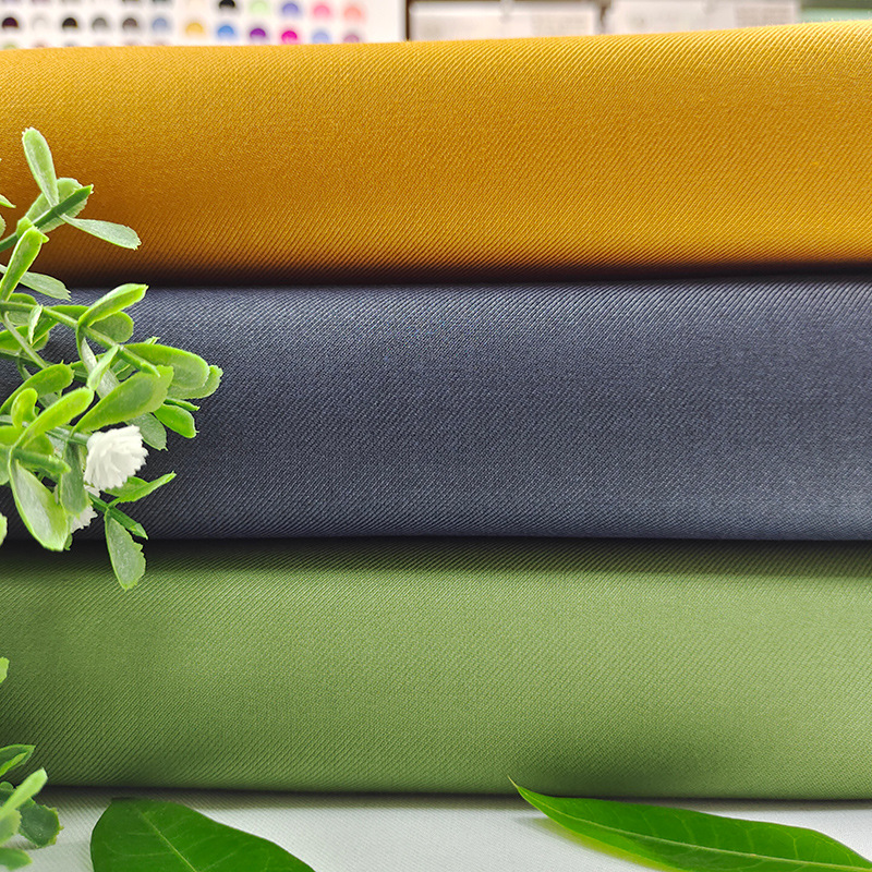 Tr Twill Suit Pants Fabric, 240 Square Meters, Non-Stretch Workwear Suit Jacket Woven Suit Fabric