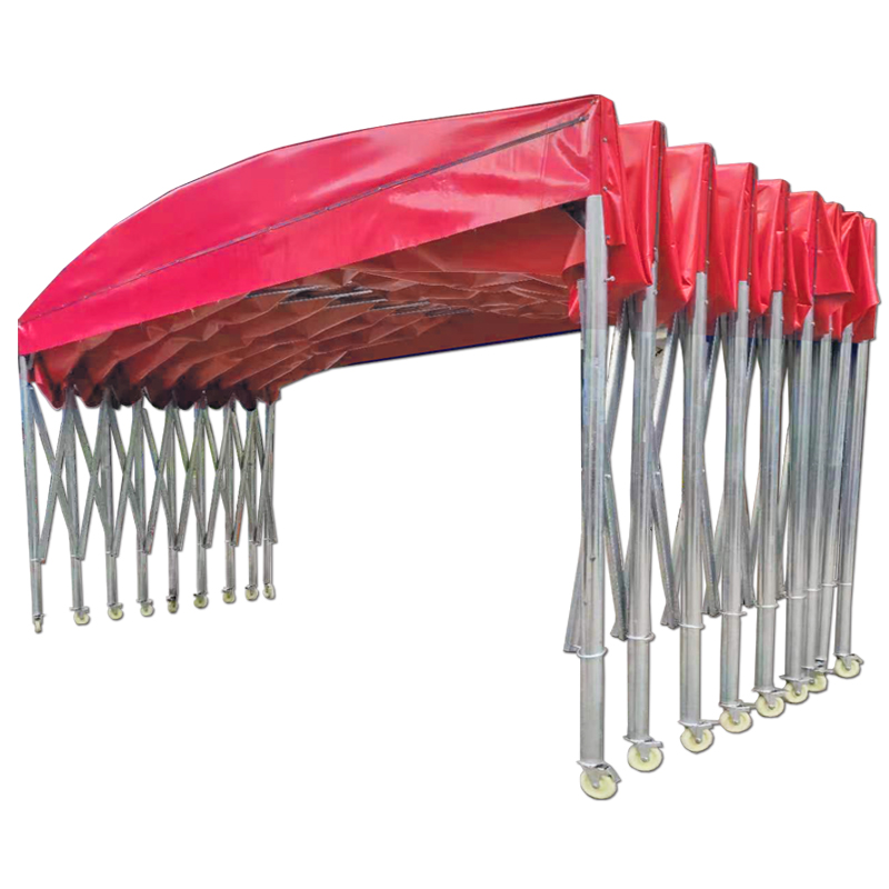 Outdoor Mobile Sliding Canopy Factory Large Warehouse Shed Telescopic Movable Awning Stadium Canopy Foldableing Tent