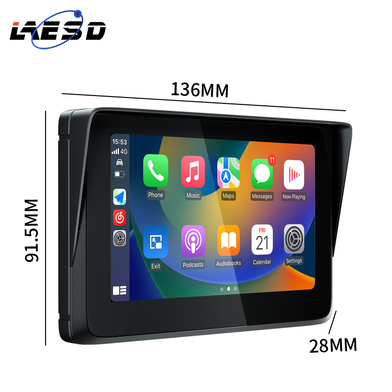 Hot Selling 5inch Navigator Portable Smart Dual Bluetooth Motorcycle Car Smart Hd Motorcycle Carplay