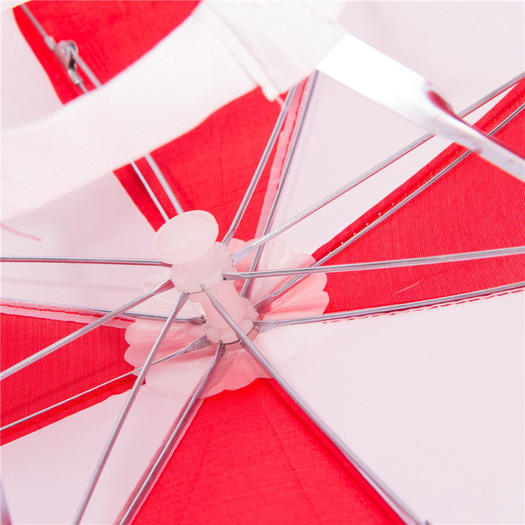 Hat and Umbrella Customized with National Flag Pattern, Outdoor Fishing, Tea Picking, Farm Work, Rain or Shine Hat and Umbrella