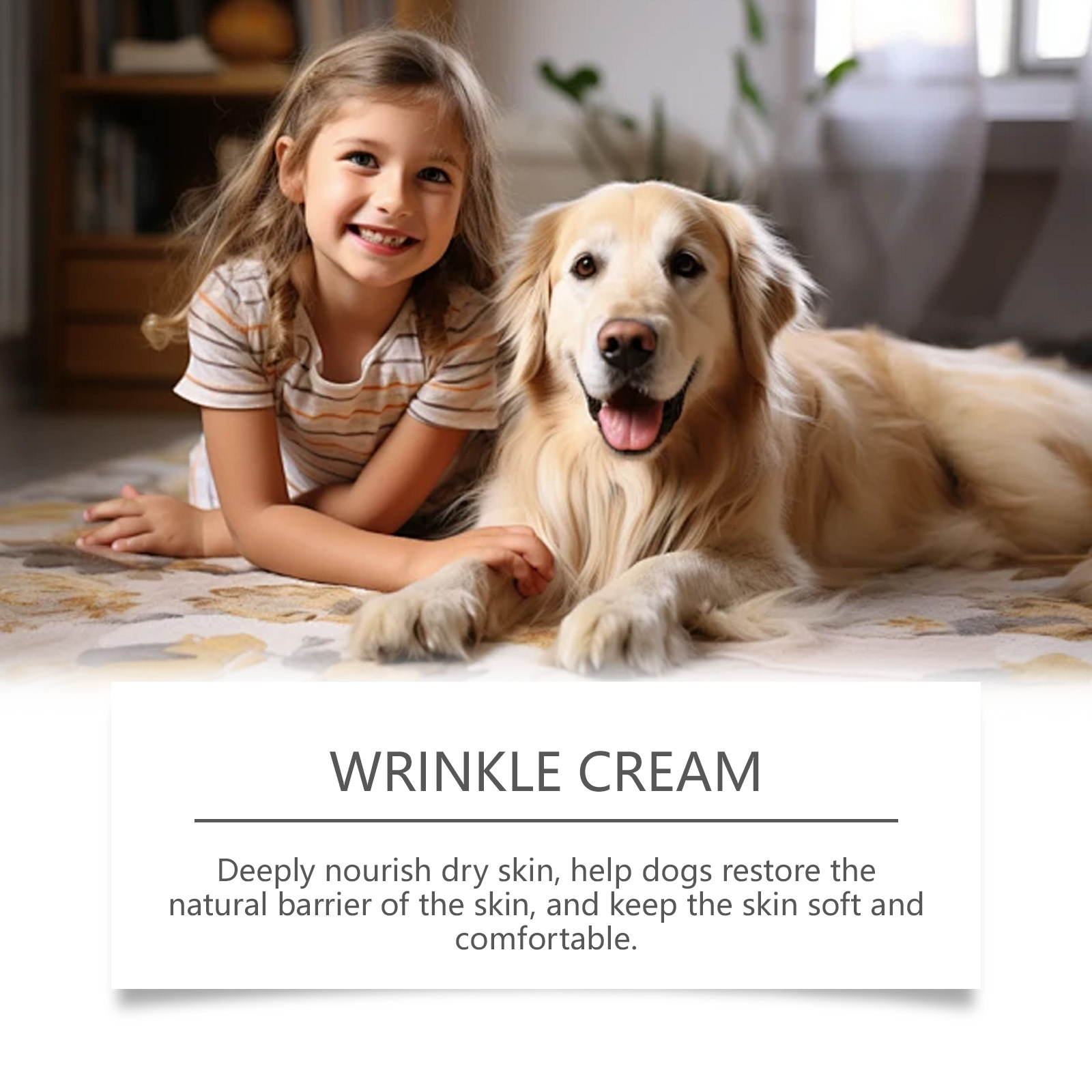 Yegbong Dog Skin Care Cream Dog Skin Care Moisturizing Anti-Scratch Smooth Skin