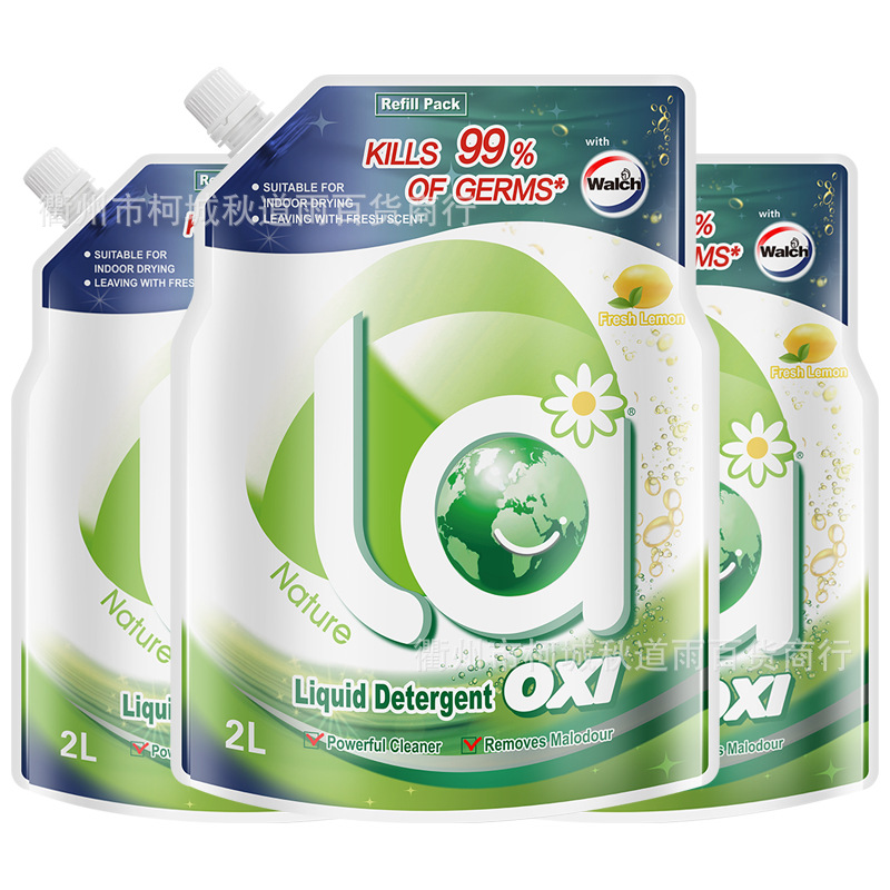 La aerobic wash Willows laundry detergent lemon pine 2L * 3 bottles of antibacterial genuine postage wholesale a generation of hair