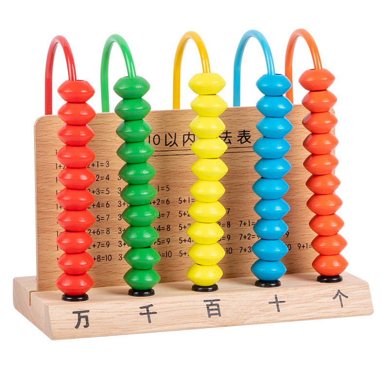 Five-gear counter primary school students' first and second grade mathematics teaching aids, counting tools, arithmetic, ten thousand five-element calculation framework learning tools