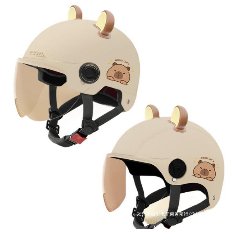 3C Certified Family Kidsren's Helmet for Boys and Girls Electric Car Ladies 3-12 Years Old Kidsren Summer Hat All Year Round